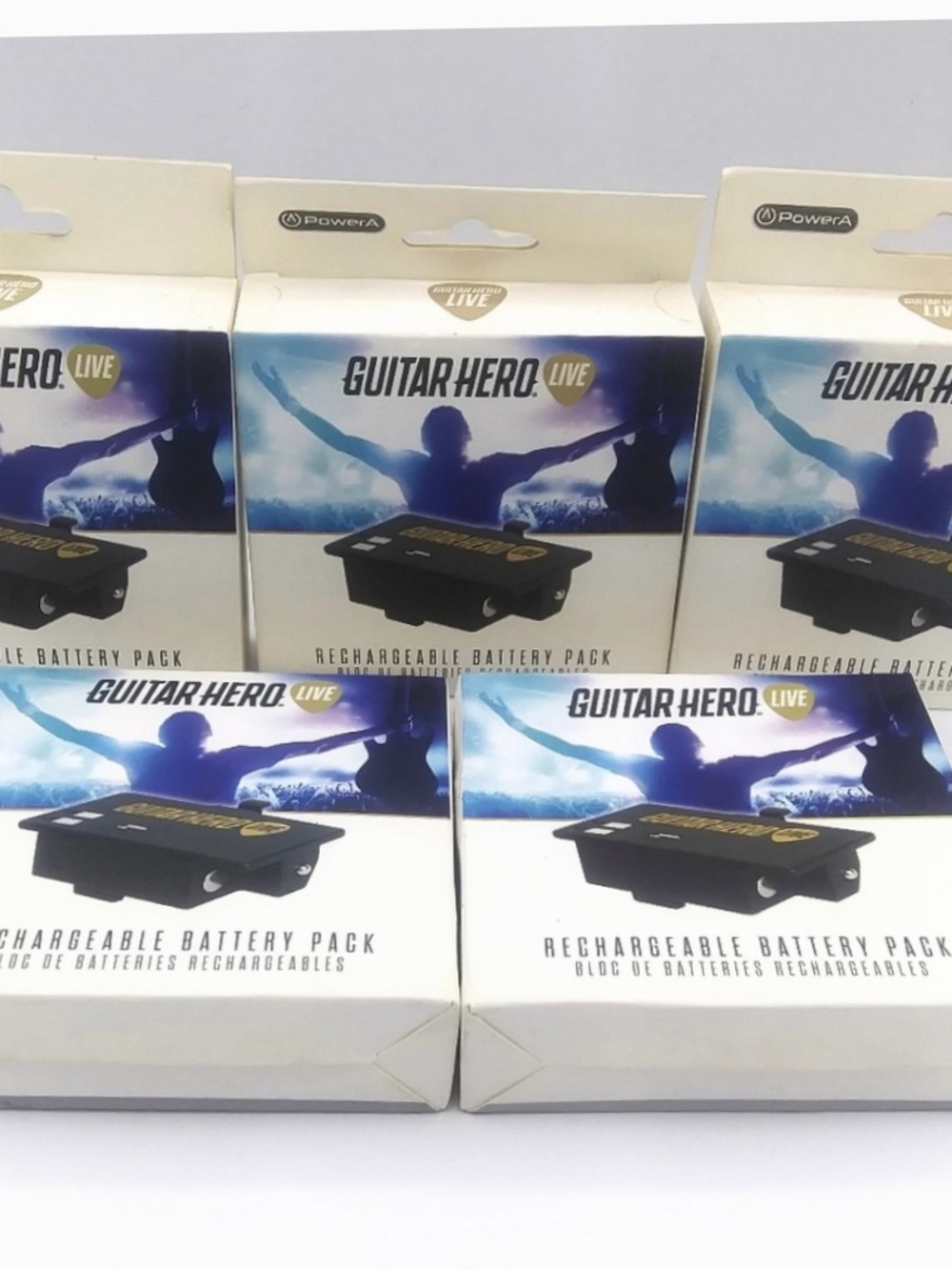 6 Guitar Hero Live rechargeable battery packs